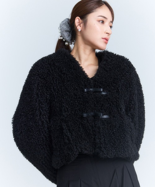 EIMY ISTOIRE（エイミーイストワール）の「French poodle fur リボン