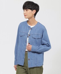 oldtown ノーカラーシャツジャケット as-1170-8051_5.jpg