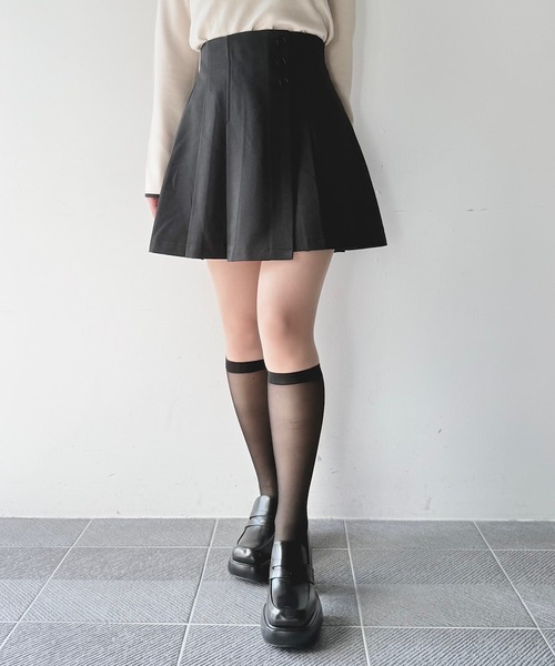 サイドプリーツミニスカパン（スカート）｜NOMAE（ノーマエ）の