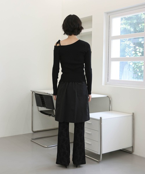 【2024A/W新作アイテム】 【ベルトポケット取り外し可能】【ウエストゴム仕様】ベーシックプリーツセミロングスカート（スカート）｜UNE MANSION（ユヌマンション）