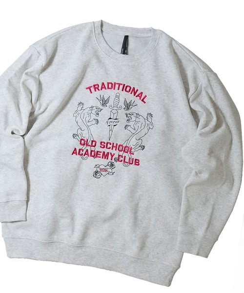 おしゃれスタ(オシャレスタ)の「heavy weight various design sweat shirt/ヘビーウェイト アソート デザイン 裏起毛 スウェットシャツ【IR】 オーバーサイズ メンズ レディース(スウェット・メンズ・グレー系その他/ブラック系その他2/ブラック系その他/ホワイト系その他2/ブラック系その他5/ライトグレー系1/ライトグレー系3/グレー系その他2/グレー系その他4/グレー系その他5/ブラック系その他7/ライトグレー系/ホワイト/ブラック系その他4/グレー系その他7/アッシュグレー/チャコールグレー/ブラック系その他3/グレー系その他6/ブラック/グレー系その他3/ホワイト系その他/ブラック系その他6/ライトグレー系2・M/L/XL)」の21枚目の写真