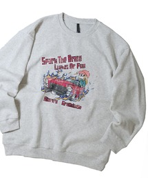 HALHAM（ハルハム）の「heavy weight various design sweat shirt/ヘビーウェイト アソート デザイン 裏起毛 スウェットシャツ【IR】 レディース メンズ（スウェット）」