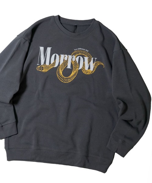 おしゃれスタ(オシャレスタ)の「heavy weight various design sweat shirt/ヘビーウェイト アソート デザイン 裏起毛 スウェットシャツ【IR】 オーバーサイズ メンズ レディース(スウェット・メンズ・グレー系その他/ブラック系その他2/ブラック系その他/ホワイト系その他2/ブラック系その他5/ライトグレー系1/ライトグレー系3/グレー系その他2/グレー系その他4/グレー系その他5/ブラック系その他7/ライトグレー系/ホワイト/ブラック系その他4/グレー系その他7/アッシュグレー/チャコールグレー/ブラック系その他3/グレー系その他6/ブラック/グレー系その他3/ホワイト系その他/ブラック系その他6/ライトグレー系2・M/L/XL)」の12枚目の写真