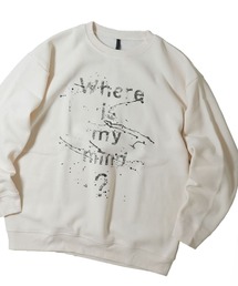 HALHAM（ハルハム）の「heavy weight various design sweat shirt/ヘビーウェイト アソート デザイン 裏起毛 スウェットシャツ【IR】 オーバーサイズ メンズ レディース（スウェット）」