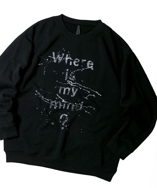 おしゃれスタ(オシャレスタ)の「heavy weight various design sweat shirt/ヘビーウェイト アソート デザイン 裏起毛 スウェットシャツ【IR】 オーバーサイズ メンズ レディース(スウェット・メンズ・グレー系その他/ブラック系その他2/ブラック系その他/ホワイト系その他2/ブラック系その他5/ライトグレー系1/ライトグレー系3/グレー系その他2/グレー系その他4/グレー系その他5/ブラック系その他7/ライトグレー系/ホワイト/ブラック系その他4/グレー系その他7/アッシュグレー/チャコールグレー/ブラック系その他3/グレー系その他6/ブラック/グレー系その他3/ホワイト系その他/ブラック系その他6/ライトグレー系2・M/L/XL)」の8枚目の写真