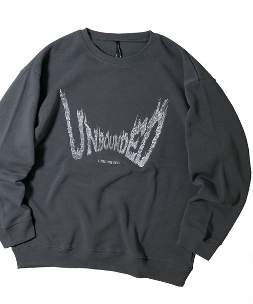 おしゃれスタ(オシャレスタ)の「heavy weight various design sweat shirt/ヘビーウェイト アソート デザイン 裏起毛 スウェットシャツ【IR】 オーバーサイズ メンズ レディース(スウェット・メンズ・グレー系その他/ブラック系その他2/ブラック系その他/ホワイト系その他2/ブラック系その他5/ライトグレー系1/ライトグレー系3/グレー系その他2/グレー系その他4/グレー系その他5/ブラック系その他7/ライトグレー系/ホワイト/ブラック系その他4/グレー系その他7/アッシュグレー/チャコールグレー/ブラック系その他3/グレー系その他6/ブラック/グレー系その他3/ホワイト系その他/ブラック系その他6/ライトグレー系2・M/L/XL)」の15枚目の写真