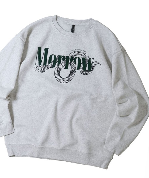 おしゃれスタ(オシャレスタ)の「heavy weight various design sweat shirt/ヘビーウェイト アソート デザイン 裏起毛 スウェットシャツ【IR】 オーバーサイズ メンズ レディース(スウェット・メンズ・グレー系その他/ブラック系その他2/ブラック系その他/ホワイト系その他2/ブラック系その他5/ライトグレー系1/ライトグレー系3/グレー系その他2/グレー系その他4/グレー系その他5/ブラック系その他7/ライトグレー系/ホワイト/ブラック系その他4/グレー系その他7/アッシュグレー/チャコールグレー/ブラック系その他3/グレー系その他6/ブラック/グレー系その他3/ホワイト系その他/ブラック系その他6/ライトグレー系2・M/L/XL)」の13枚目の写真
