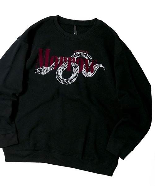 おしゃれスタ(オシャレスタ)の「heavy weight various design sweat shirt/ヘビーウェイト アソート デザイン 裏起毛 スウェットシャツ【IR】 オーバーサイズ メンズ レディース(スウェット・メンズ・グレー系その他/ブラック系その他2/ブラック系その他/ホワイト系その他2/ブラック系その他5/ライトグレー系1/ライトグレー系3/グレー系その他2/グレー系その他4/グレー系その他5/ブラック系その他7/ライトグレー系/ホワイト/ブラック系その他4/グレー系その他7/アッシュグレー/チャコールグレー/ブラック系その他3/グレー系その他6/ブラック/グレー系その他3/ホワイト系その他/ブラック系その他6/ライトグレー系2・M/L/XL)」の4枚目の写真
