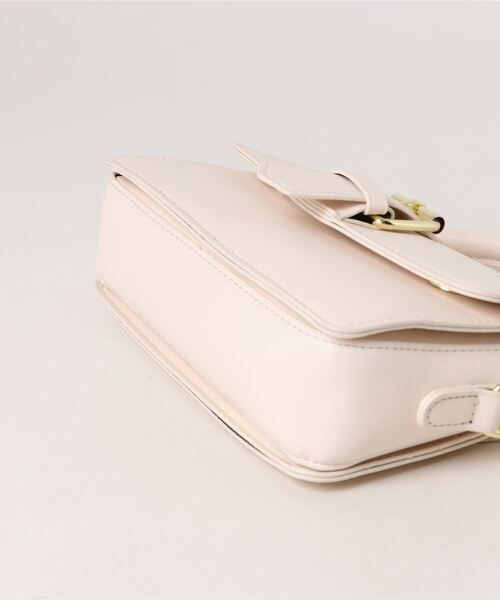 florist（フローリスト）の「2WAY レザーライクフラップベルト横長ハンドバッグ/ショルダーバッグ（ハンドバッグ・レディース・アイボリー/ブラウン/ブラック・FREE）」の19枚目の写真