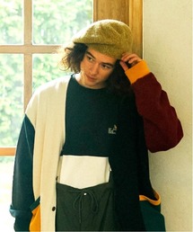 ベビーアルパカ ホールガーメントニットベレー