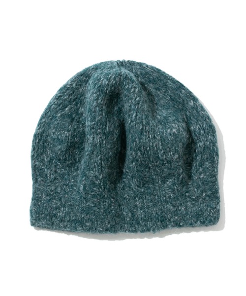 go slow caravan（ゴースローキャラバン）の「ベビーアルパカ ホールガーメントニットベレー（ハンチング/ベレー帽・レディース・マスタード/グリーン系その他・FREE）」の7枚目の写真