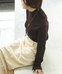 Noble | ナローリブタートルニット(ニット/セーター)