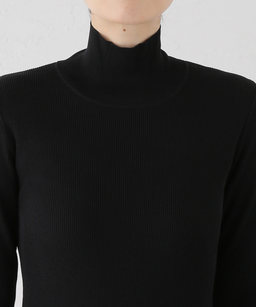 【美品】  NOBLE / ノーブル | 2024AW | ナローリブ タートル ニット | ブラック | レディース Noble（ノーブル）の「ナローリブタートルニット（ニット/セーター