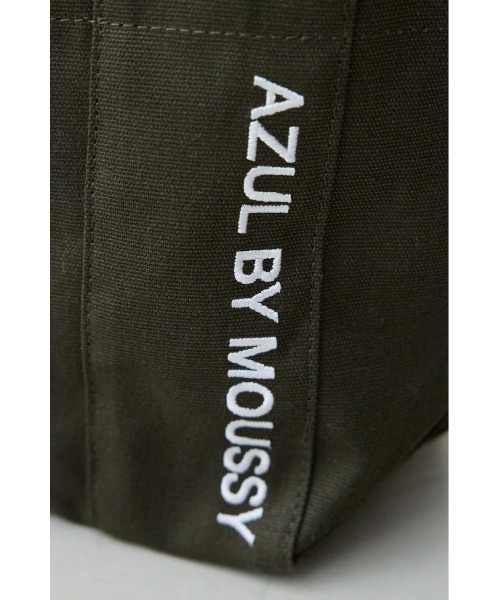 AZUL by moussy(アズールバイマウジー)の「ツーサイドロゴ刺繍ミニトート(トートバッグ・メンズ・ブラック/カーキ/オフホワイト・FREE)」の20枚目の写真