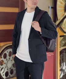 BODY WILD（ボディーワイルド）の「BODY WILD/ボディワイルド スマートダブルニット テーラードジャケット（テーラードジャケット）」