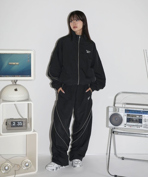 Reebok(リーボック)の「【Reebok/MSG別注】ジップデザインナイロンショートジャケット(ナイロンジャケット・メンズ・グレー/ブラック・L/M/S/XL)」の12枚目の写真