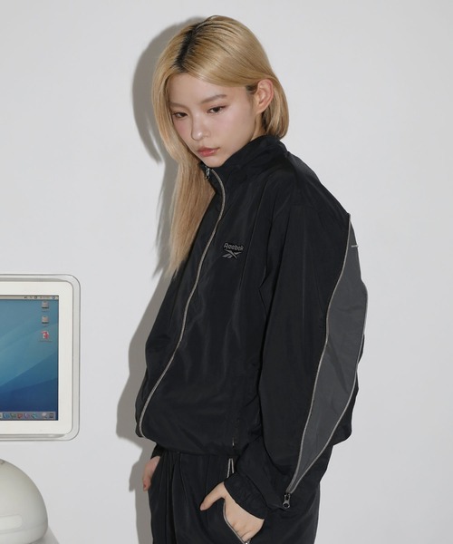 Reebok(リーボック)の「【Reebok/MSG別注】ジップデザインナイロンショートジャケット(ナイロンジャケット・メンズ・グレー/ブラック・L/M/S/XL)」の19枚目の写真