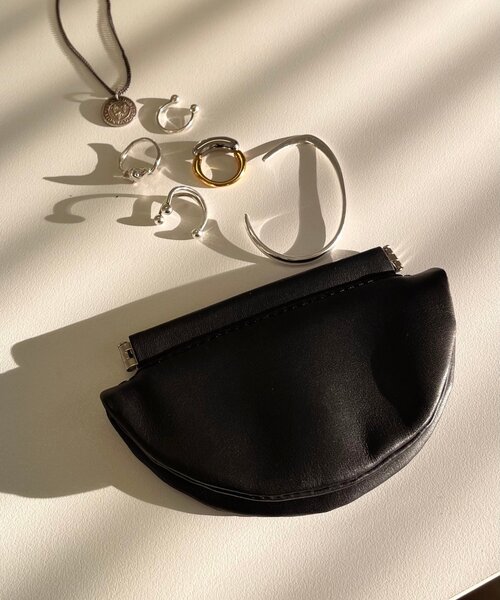 ear PAPILLONNER（イアパピヨネ）の「【kawa-kawa(カワカワ)】NO233 サークルマルチケース/コインケース（コインケース・レディース・ブラック/ゴールド/シルバー/ピンク/イエロー/グリーン・FREE）」の7枚目の写真