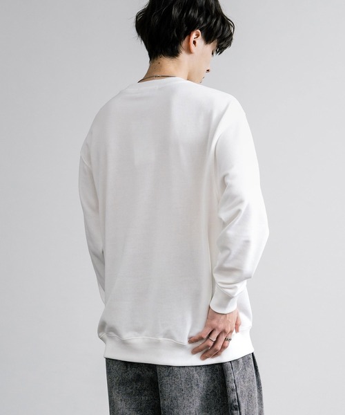U.S. POLO ASSN.(ユーエスポロアッスン)の「U.S. POLO ASSN. ユーエスポロアッスン 裏毛ロゴ刺繍プルオーバートレーナー(スウェット・メンズ・グレー/ホワイト/アイボリー/ブラック/オートミール/ネイビー/ブルー・LL/M/L)」の9枚目の写真