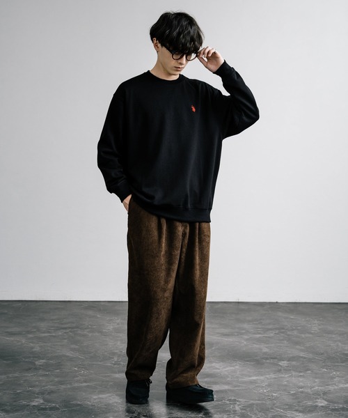 U.S. POLO ASSN.(ユーエスポロアッスン)の「U.S. POLO ASSN. ユーエスポロアッスン 裏毛ロゴ刺繍プルオーバートレーナー(スウェット・メンズ・グレー/ホワイト/アイボリー/ブラック/オートミール/ネイビー/ブルー・LL/M/L)」の18枚目の写真