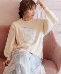 mysty woman | 【WEB限定】シャギーCATニットプルオーバー　282950(ニット/セーター)
