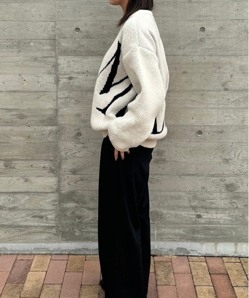 セール】BIG LOGO KNIT / ビックロゴニット（ニット/セーター