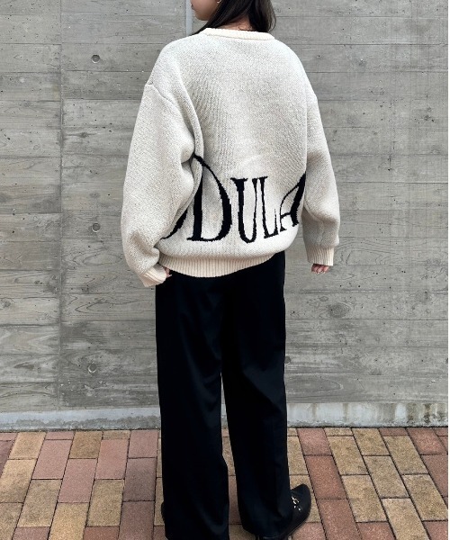 セール】BIG LOGO KNIT / ビックロゴニット（ニット/セーター