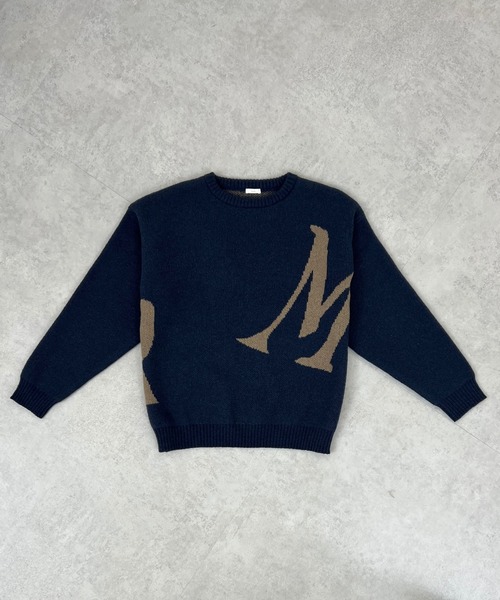 セール】BIG LOGO KNIT / ビックロゴニット（ニット/セーター