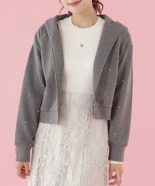 【セール】◇ビジュートッピングフーディー2（パーカー）｜JILL by JILL STUART（ジルバイジルスチュアート）