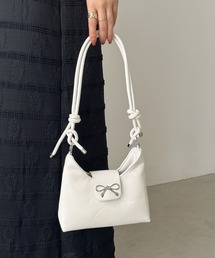 クレア ショルダーバッグ・White CLEA｜クレアのバッグ（ホワイト/白色系・合成皮革/人工皮革