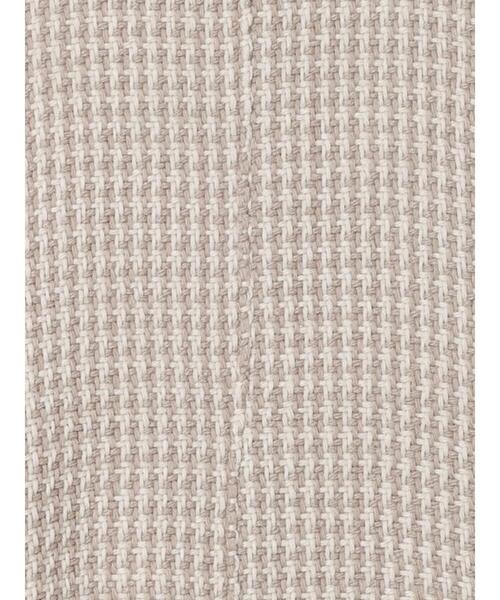 Samansa Mos2（サマンサ モスモス）の「クルーネックフリンジジャケット（ノーカラージャケット・レディース・グレー/ベージュ/ブラック・F）」の11枚目の写真