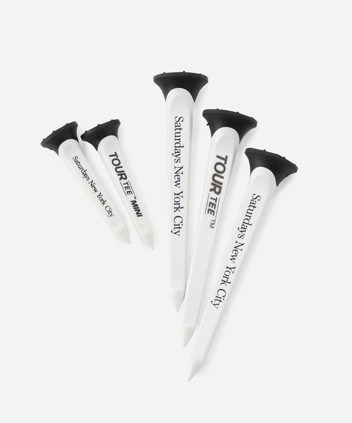 Saturdays Golf（サタデーズゴルフ）の「Tour Tee（ゴルフグッズ・メンズ・ホワイト/ブラック・FREE）」の2枚目の写真