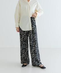 URBAN RESEARCH | ブラッシュプリントジョーゼットパンツ(その他パンツ)