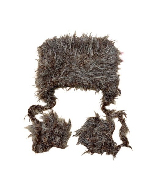 XU（エックスユー）の「【Never mind the XU】shaggy flap cat beanie / 【ネバーマインド ザ エックスユー】シャギーフラップ猫耳ニット帽子（ニットキャップ/ビーニー・レディース・ブラウン/チャコール/ピンク・ONE SIZE）」の12枚目の写真