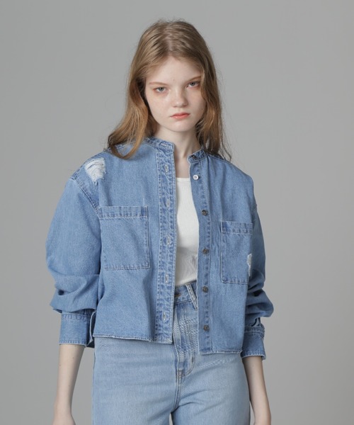 セール】《Belle LINE》L/S DENIM SHIRT/デニムシャツ(シャツ セール】《Belle LINE》L/S DENIM SHIRT/デニムシャツ(シャツ