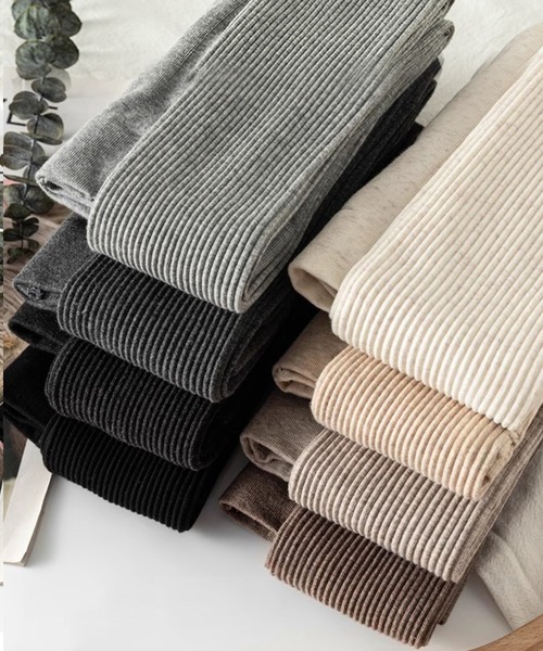 セール】リブ細身美脚タイツ（タイツ/ストッキング）｜DiamondHearts