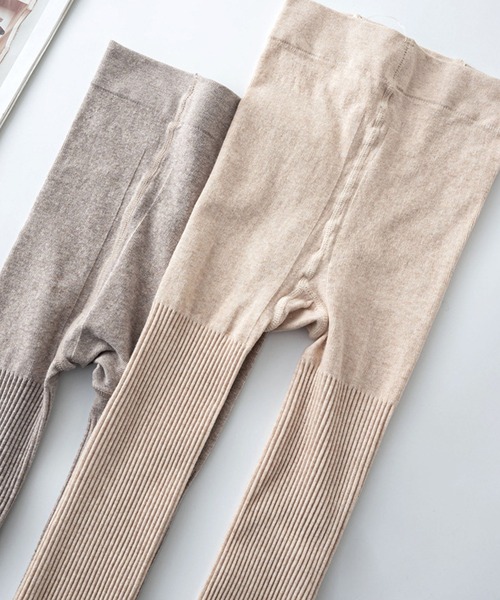 DiamondHearts（ダイヤモンドハーツ）の「リブ細身美脚タイツ（タイツ/ストッキング・レディース・ブラック/グレイッシュベージュ/グレー/ダークブラウン/ホワイト/ライトグレー/ベージュ/ダークグレー・FREE）」の21枚目の写真