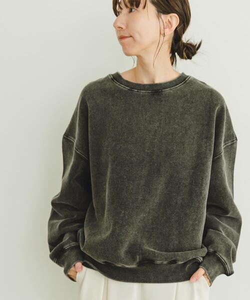 ITEMS URBANRESEARCH(アイテムズ アーバンリサーチ)の「裏起毛ピグメントスウェット(Tシャツ/カットソー・レディース・ブラック/ブルー/オレンジ・FREE)」の22枚目の写真