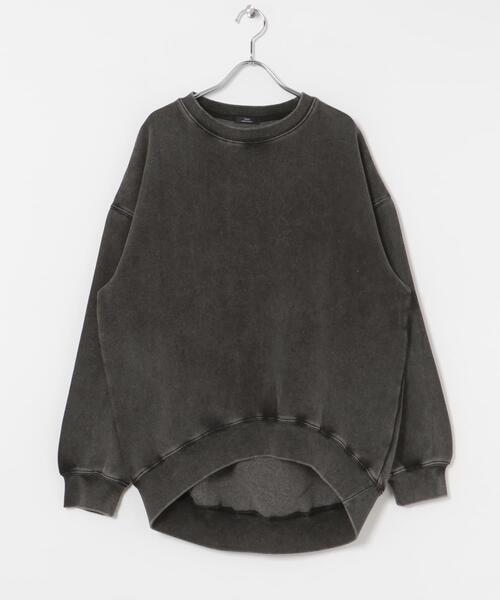 ITEMS URBANRESEARCH(アイテムズ アーバンリサーチ)の「裏起毛ピグメントスウェット(Tシャツ/カットソー・レディース・ブラック/ブルー/オレンジ・FREE)」の19枚目の写真