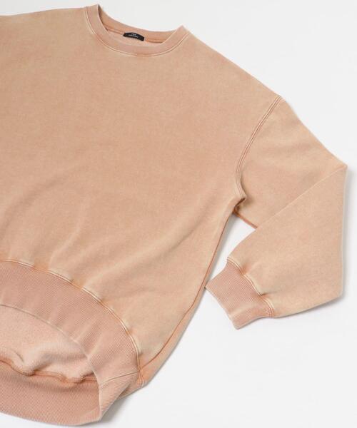 ITEMS URBANRESEARCH(アイテムズ アーバンリサーチ)の「裏起毛ピグメントスウェット(Tシャツ/カットソー・レディース・ブラック/ブルー/オレンジ・FREE)」の7枚目の写真