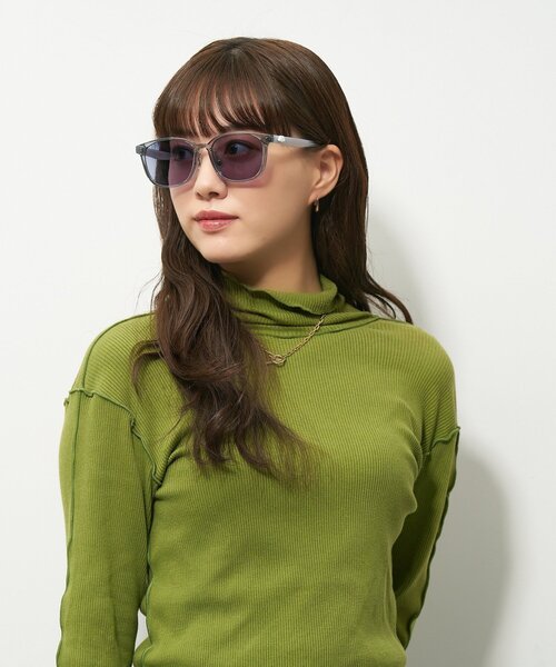 シナモロール モデル】【WEB限定】ウェリントン型調光サングラス｜Zoff