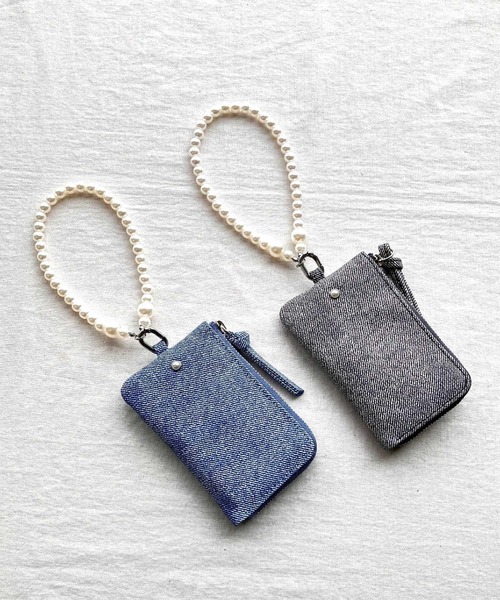 Q(キュー)の「パールストラップマルチケース(その他小物・レディース・グレー/ライトブルー・ONE SIZE)」の13枚目の写真