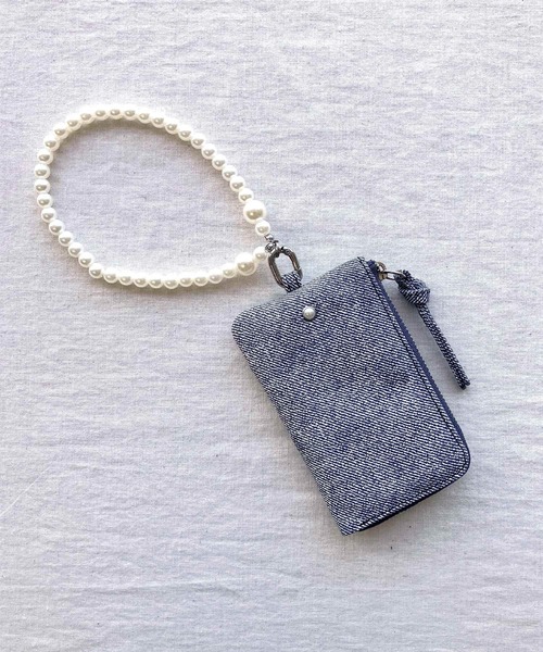 Q(キュー)の「パールストラップマルチケース(その他小物・レディース・グレー/ライトブルー・ONE SIZE)」の10枚目の写真