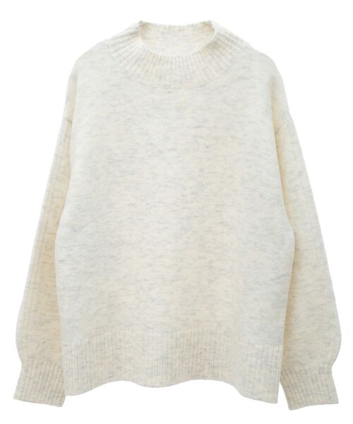 Green　Parks（グリーンパークス）の「fuwaっと ニットプルオーバー（ニット/セーター・レディース・オフホワイト/ライトブルー/ライトグリーン/ピンク/パープル・FREE）」の6枚目の写真