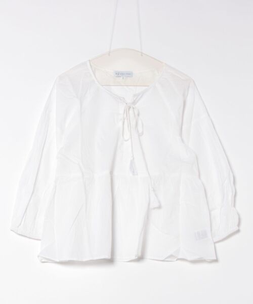 ムラサキスポーツ(ムラサキスポーツ)の「RIKKA FEMME/リッカファム 半袖シャツ/ブラウス RF25SS19(シャツ/ブラウス・レディース・サックスブルー/ホワイト/ブラック・FREE)」の22枚目の写真