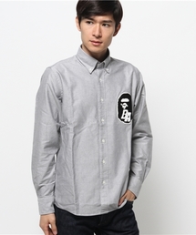 A BATHING APE | LETTERED OXFORD BD SHIRT(シャツ/ブラウス)