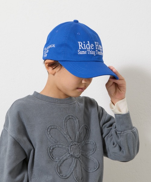 CIAOPANIC TYPY(チャオパニックティピー)の「【2025年S/S新作】【KIDS】【お揃い】LOGO刺繍プチプラキャップ(キャップ・キッズ・ネイビー/ピンク/ブルー/オフホワイト/カーキ・ONE SIZE)」の9枚目の写真