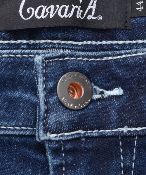 CavariA(キャバリア)の「『CavariA/キャバリア』ペンキデニムスキニーパンツ(デニムパンツ・メンズ・ブルー系1/インディゴブルー・L/XL/M)」の16枚目の写真