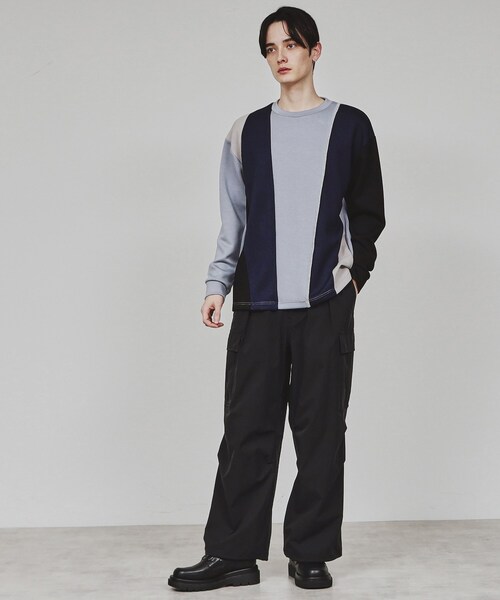 tk.TAKEO KIKUCHI(ティーケータケオキクチ)の「【機能素材】AMATAストレッチカーゴパンツ(カーゴパンツ・メンズ・ブラック/オフホワイト/カーキ・01/02/03)」の11枚目の写真