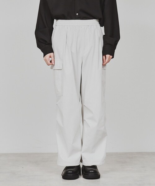 tk.TAKEO KIKUCHI(ティーケータケオキクチ)の「【機能素材】AMATAストレッチカーゴパンツ(カーゴパンツ・メンズ・ブラック/オフホワイト/カーキ・01/02/03)」の17枚目の写真